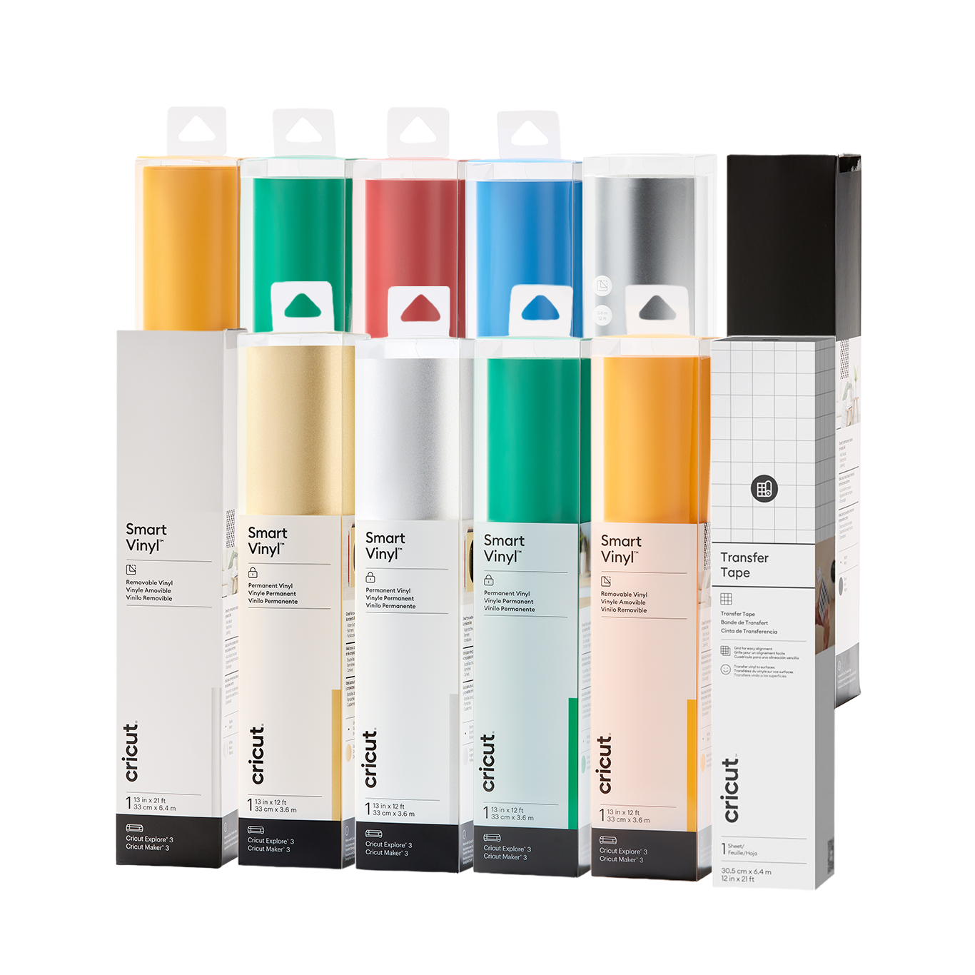 Smart Vinyl Im Bundle, Lange Rollen (3,7 M / 12 Fuß)